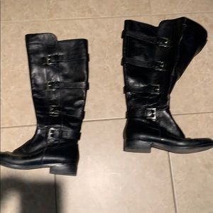 Michael Kors size 8 leather flat boots